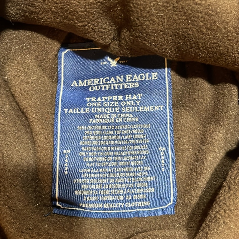 American Eagle trapper hat - Picture 2 of 2